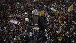 Ribuan Orang Antaar Pemakaman Korban Tewas Serangan Israel