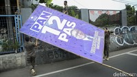 Dalam penertibannya Satpol PP Kota Depok menyisir tiga ruas jalan yaitu Jalan Nusantara, Jalan Dewi Sartika hingga Jalan Raya Citayam.  