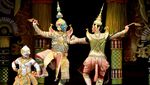 Aksi Seniman Thailand di Bali World Culture Celebration 2023