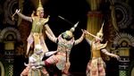 Aksi Seniman Thailand di Bali World Culture Celebration 2023
