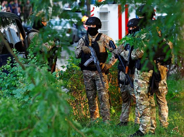 Situasi Pengadilan Kiev Ukraina Usai Aksi Bom Bunuh Diri