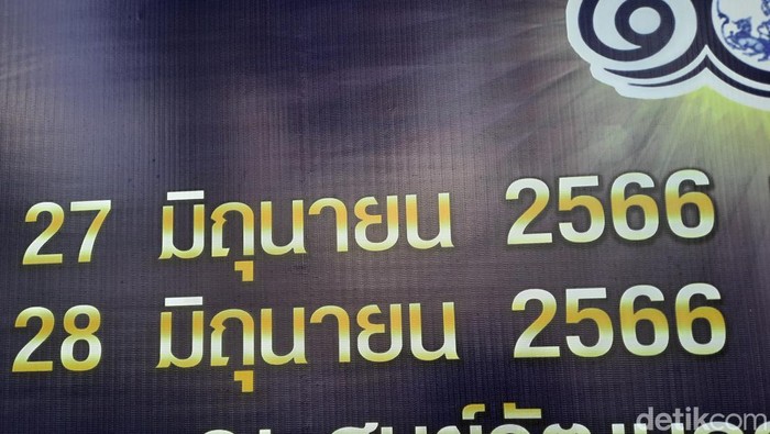 Tahun di Thailand menggunakan kalender Buddha