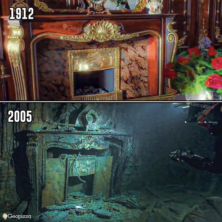 Titanic dulu dan sekarang Titanic dulu dan sekarang