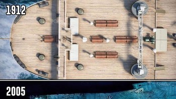 Titanic adalah sebuah kapal penumpang super Britania Raya yang tenggelam di Samudra Atlantik Utara pada tanggal 15 April 1912, setelah menabrak sebuah gunung es pada pelayaran perdananya dari Southampton, Inggris ke New York City.  Foto: GeoPizza