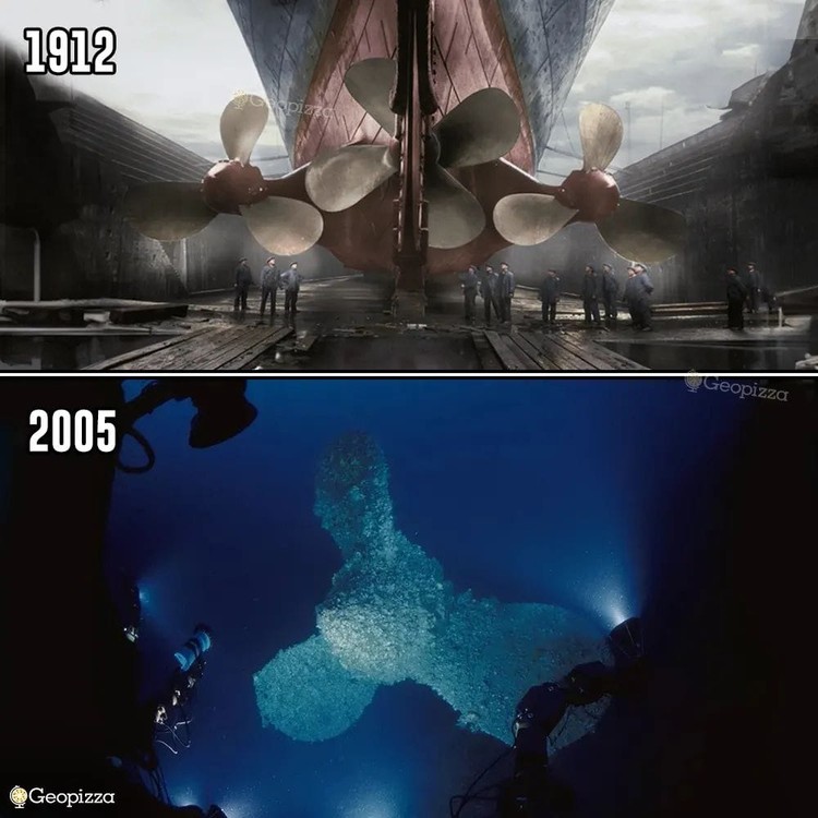 Titanic dulu dan sekarang