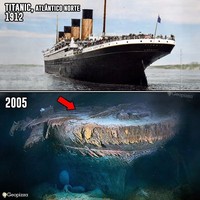 Titanic dulu dan sekarang