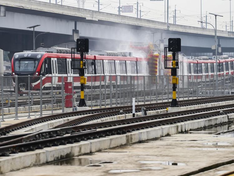 Lihat Lagi Suasana Uji Coba LRT Jakarta