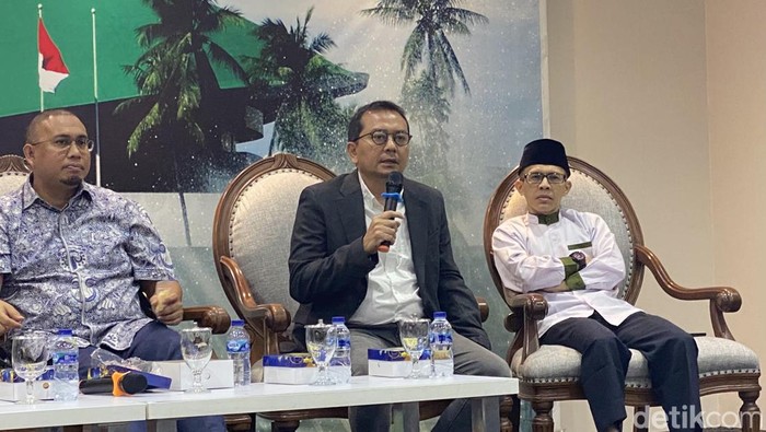 Wasekjen PKB Syaiful Huda. (Firda Cynthia Anggrainy/detikcom).