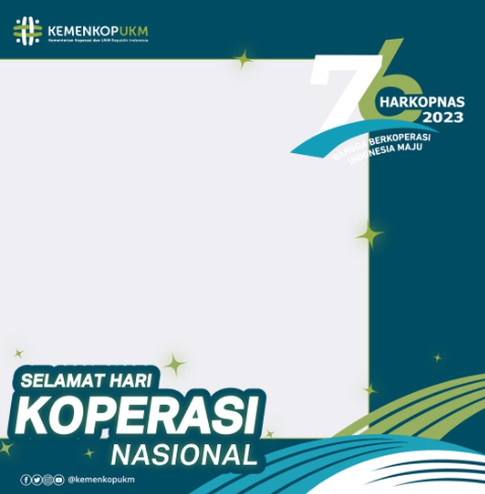 Untuk merayakan Hari Koperasi Nasional 2023, ada beberapa twibbon yang bisa kamu gunakan pada hari peringatannya. Cek daftar link twibbon Harkopnas 2023!