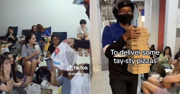 Bagi-bagi pizza gratis bagi yang antre tiket Taylor Swift