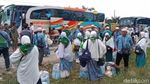 Penampakan 4 Bus Penjemput Jemaah Haji Kecelakaan di Asahan