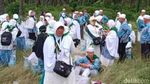 Penampakan 4 Bus Penjemput Jemaah Haji Kecelakaan di Asahan
