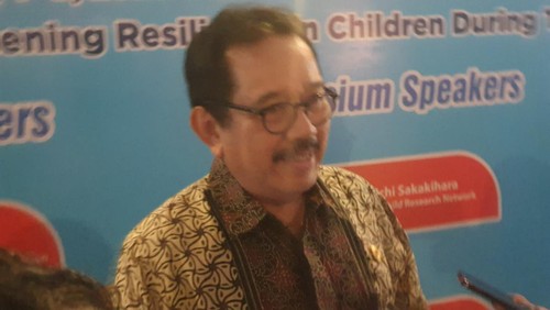 Wakil Gubernur Bali Tjokorda Oka Artha Ardhana Sukawati atau yang akrab disapa Cok Ace seusai membuka Pacific Early Childhood Education Research Association (Pecera) di Grand Inna Kuta, Jumat (7/7/2023).