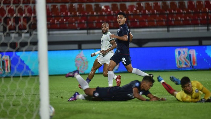 David da Silva saat Persib vs Arema.