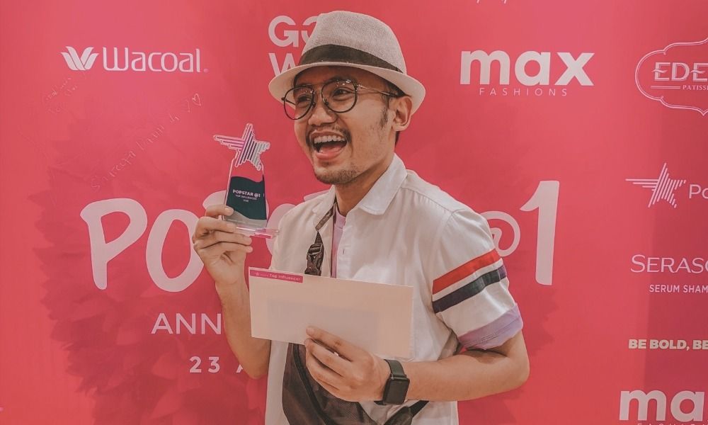 Potret influencer Dimaz D'magan.