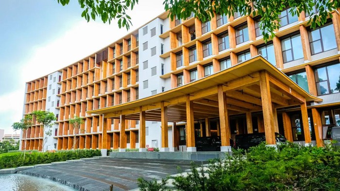 Gedung Kayu Terbesar Asia, Gedung Kampus NTU
