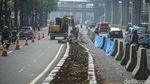 Hati-hati, Ada Pembongkaran Pembatas Jalan di Rasuna Said Jaksel