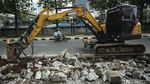 Hati-hati, Ada Pembongkaran Pembatas Jalan di Rasuna Said Jaksel