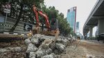Hati-hati, Ada Pembongkaran Pembatas Jalan di Rasuna Said Jaksel