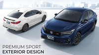 Ada sejumlah ubahan yang disajikan Honda pada City facelift. Pertama dari sisi depan yang menggunakan grille krom lebih ramping. Sementara untuk varian RS mengusung desain grille honeycomb. Varian RS juga memiliki tampilan lebih sporty ketimbang model lainnya. Foto: Honda Thailand