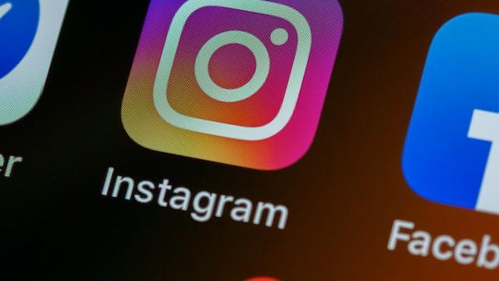 Aplikasi Instagram.