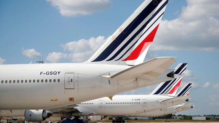Kabin pesawat kotor di Air France