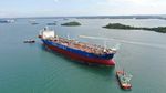 Penampakan Kapal Raksasa Pertamina yang Kembali ke Lautan