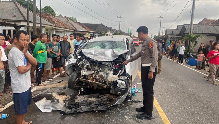 Kecelakaan karena sopir mengantuk di Bangka Selatan.