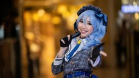 Keihrenn dianggap mirip Yor Forger hingga ramai permintaan foto dari pengunjung mal sampai dirinya tak bisa jalan. (Foto: dok Instagram)