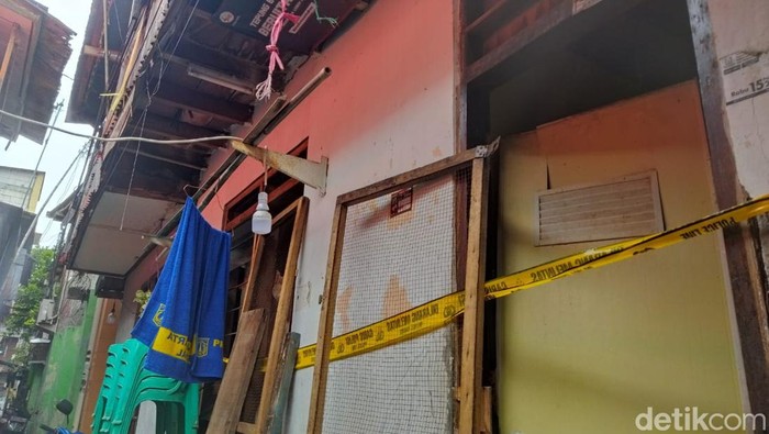 Lokasi ledakan tabung gas di Jalan Tri Jaya, Tebet, Jakarta Selatan.