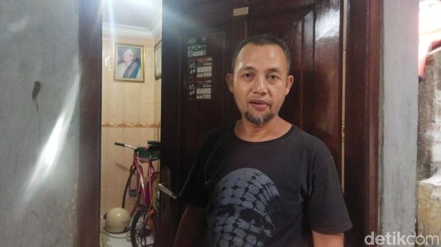 Lukman Hakim, pemilik rumahnya terkena ledakan tabung gas di Tebet, Jaksel.