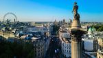 Melihat Kota London dan Patung Horatio Nelson