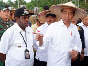 Momen Jokowi Tinjau Food Estate Keerom Papua
