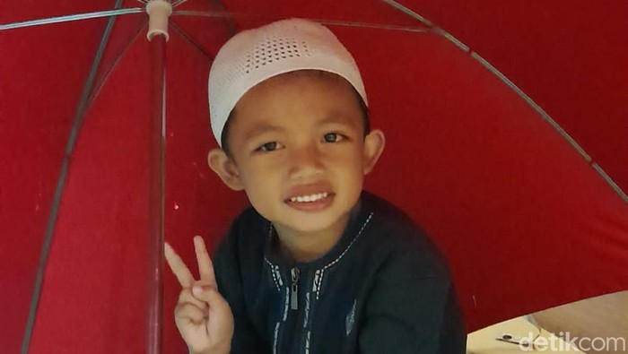 Mustofa (7), korban tewas ledakan tabung gas di Jalan Tri Jaya III, Tebet Barat, Tebet, Jaksel