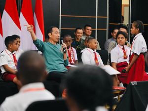 Jawaban Jokowi Ditanya Anak SD Alasan Ibu Kota Tak Dipindah ke Papua Saja