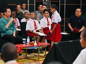 Ditanya Siswa Kenapa Ibu Kota Tidak Dipindah ke Papua, Begini Jawaban Jokowi