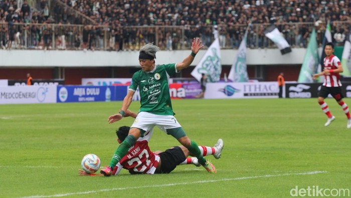 PSS Sleman vs Persis Solo berakhir imbang 2-2 di Stadion Maguwoharjo, Jumat (7/7/2023).