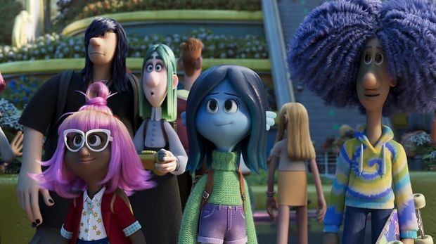 Cuplikan adegan dalam film animasi Ruby Gillman, Teenage Kraken.
