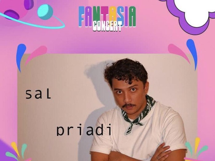 Solois Sal Priadi konser di Medan. (Foto: Istimewa)
