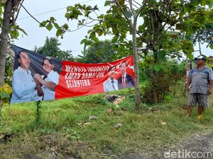 Spanduk Prabowo-Jokowi Ramai di Brebes, DPC Gerindra: Bukan Kami yang Pasang