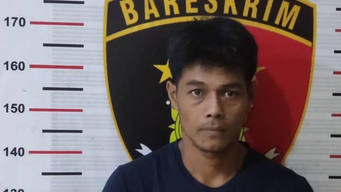 Tampang pria yang aniaya istri di Musi Banyuasin. Foto: Istimewa)