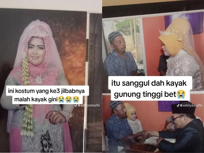 Wanita ini curhat salah pilih MUA, sanggul hijab tinggi dan riasan wajah tidak sesuai ekspetasi mendadak viral di TikTok.