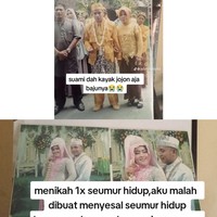 Di akhir wawancara, wanita yang tinggal di Sidoarjo, Jawa Timur ini menyebutkan bagi para calon pengantin lebih baik teliti lagi sebelum memilih vendor di acara pernikahan.Untuk semua calon pengantin jangan sampai salah pilih MUA ya. Biar nggak menyesal seumur hidup kayak aku. Dan aku berharap suatu saat aku mempunyai rezeki lebih agar bisa rias kembali walaupun cuma untuk foto-foto aja, pungkasnya. Foto: Dok. TikTok @adelyaasyifa.