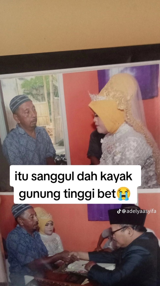 Pernikahan harapannya menjadi momen sekali seumur hidup untuk sebagian orang. Oleh karena itu calon pengantin ingin tampil sempurna dan pangling di hari bahagianya tersebut. Biasanya pengantin wanita membutuhkan jasa makeup artist (MUA) agar penampilan di hari pernikahan jadi pangling. Foto: Dok. TikTok @adelyaasyifa.