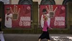 Aksi Protes Kekejaman Terhadap Hewan Jelang Festival San Fermin Spanyol