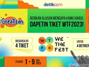 Cek Nama Kamu! Ini Daftar Pemenang Tiket Gratis WTF 2023 dari detikcom