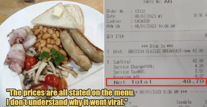 Jual Menu English Breakfast Rp 158 Ribu, Restoran Ini Dipertanyakan