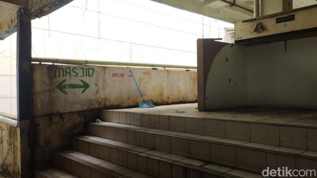 Kondisi Pasar Blok G Tanah Abang, Jakarta Pusat, yang memprihatinkan (Belia/detikcom).