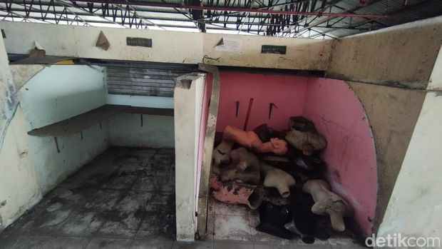 Kondisi Pasar Blok G Tanah Abang, Jakarta Pusat, yang memprihatinkan (Belia/detikcom).