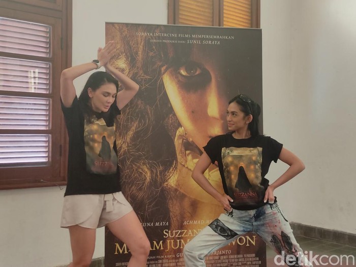 Luna Maya di Semarang, Sabtu (8/7/2023).